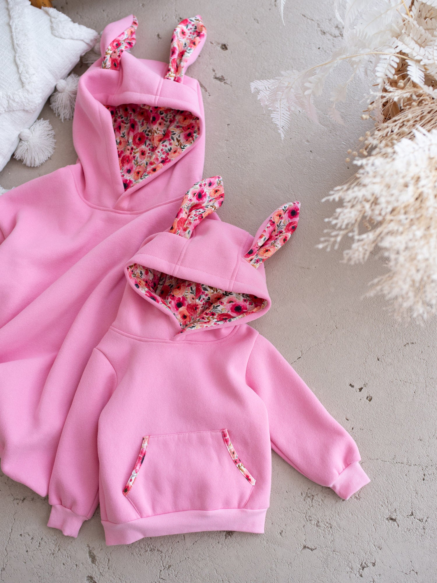 JILTU baby frill hoodie フーディ ピンク ジルチュ Bubblegum Pink Adult Bunny Hoodie With Ears – Before & Ever