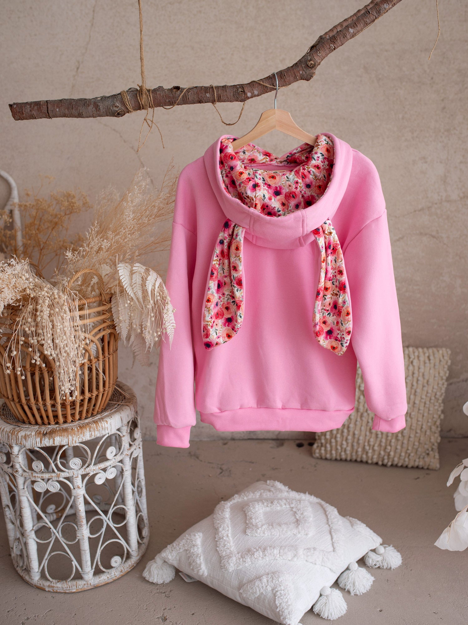 JILTU baby frill hoodie フーディ ピンク ジルチュ Bubblegum Pink Adult Bunny Hoodie With Ears – Before & Ever