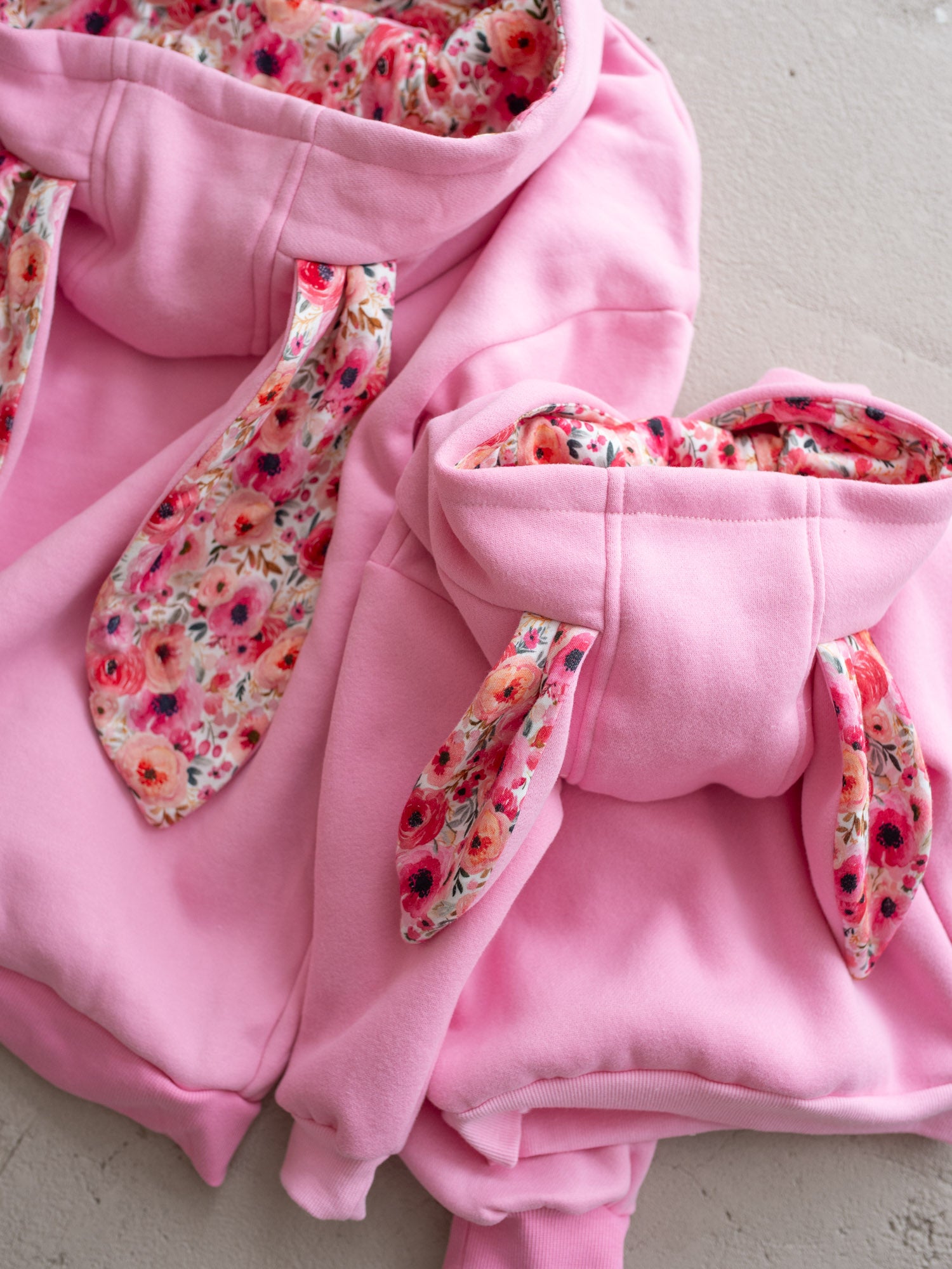 Bubblegum Pink Adult Bunny Hoodie With Ears – Before & Ever
