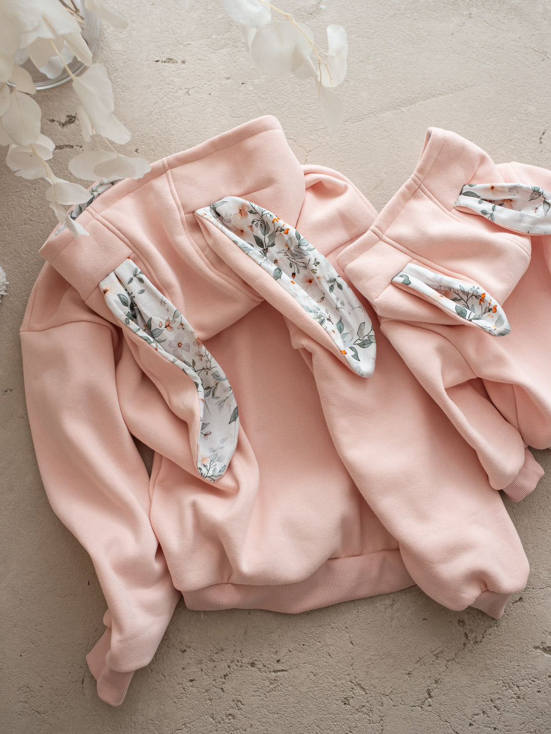Little Hopper Hoodie - Dusty Pink