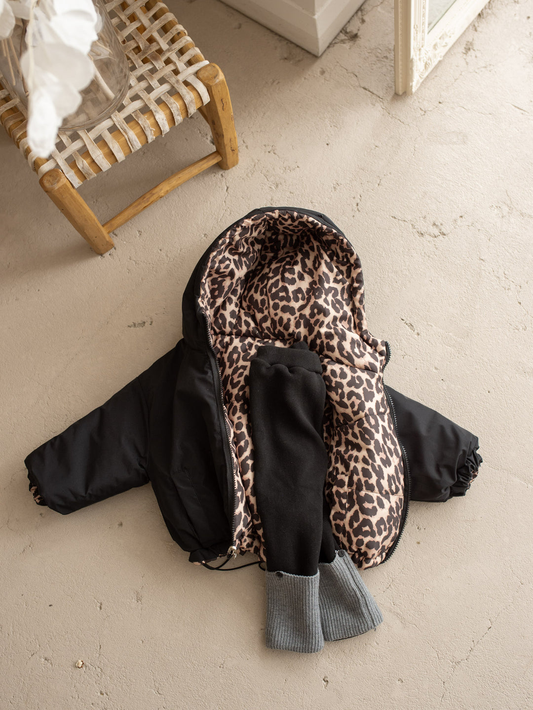 Mae Fleece-lined Leggings - Black