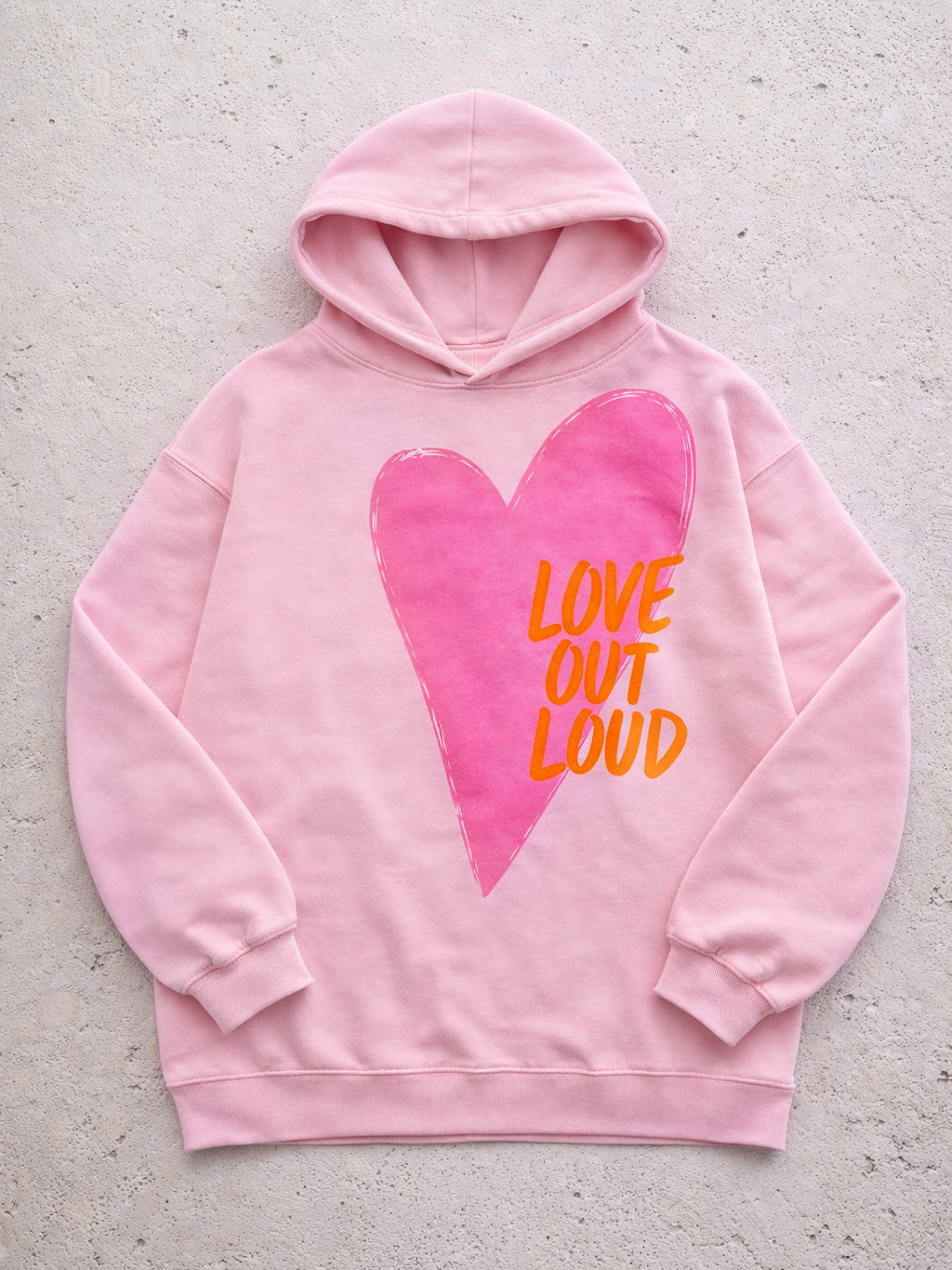 Love Out Loud Hoodie - For Mama - Pink