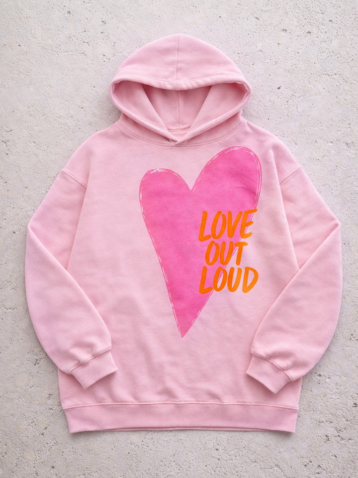 Love Out Loud Hoodie - For Mama - Pink