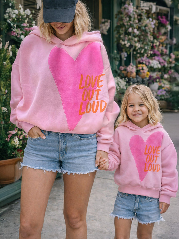 Love Out Loud Hoodie - For Mama - Pink