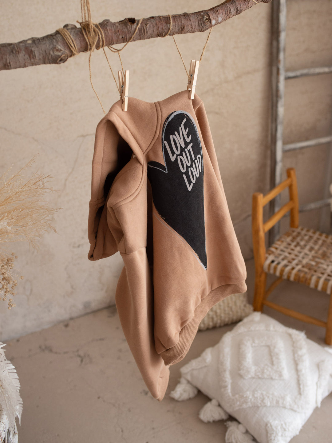 Love Out Loud Hoodie - Mocha