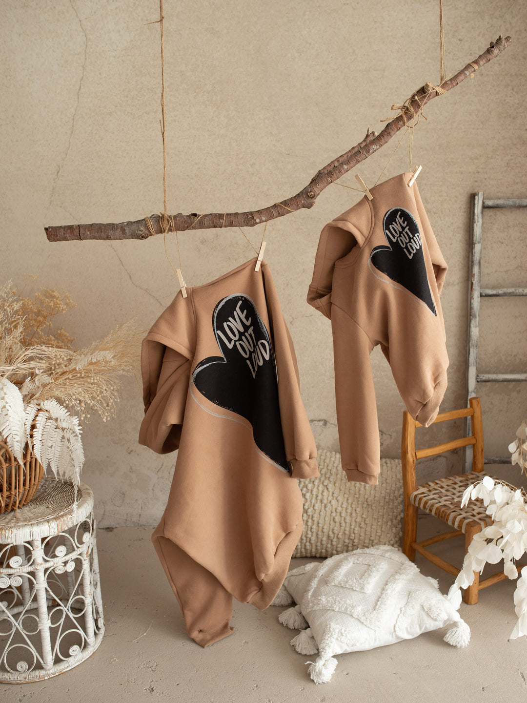 Love Out Loud Hoodie - Unisex Adult - Mocha