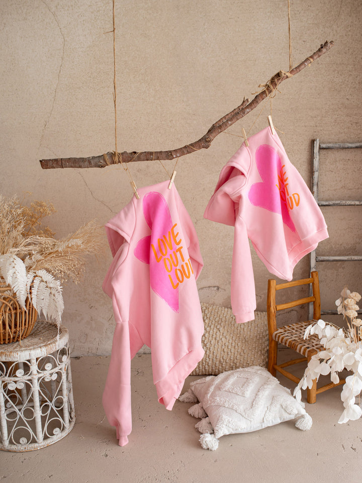 Love Out Loud Hoodie - For Mama - Pink
