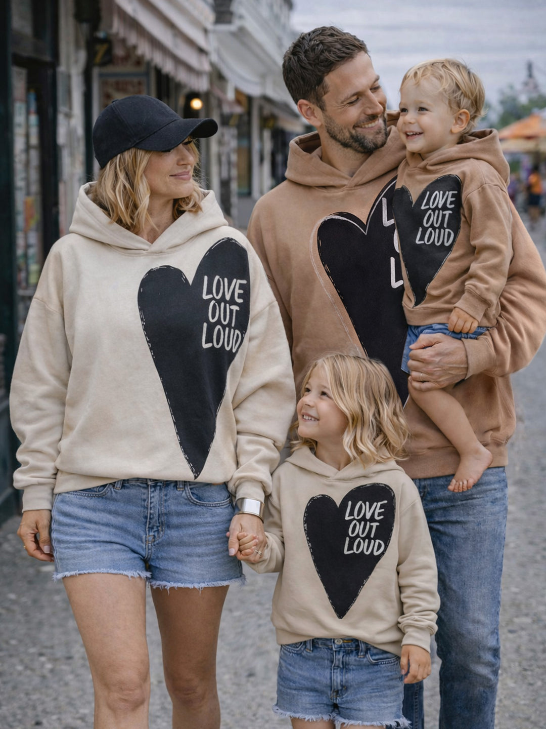Love Out Loud Hoodie - Unisex Adult - Mocha