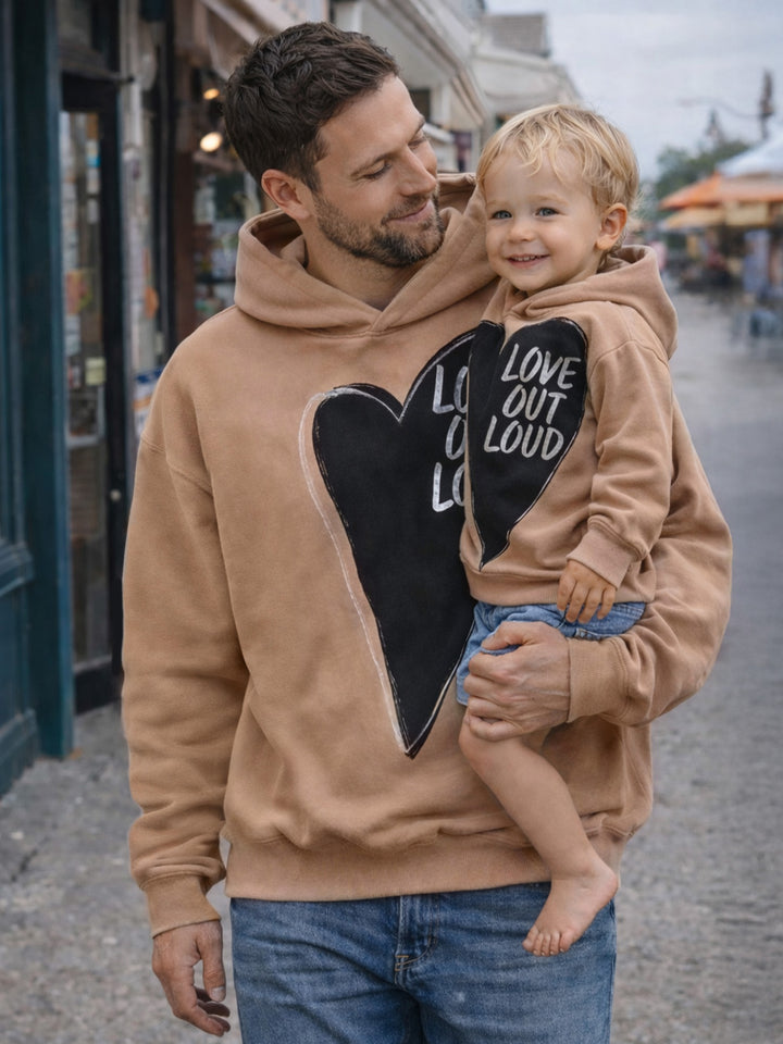 Love Out Loud Hoodie - Unisex Adult - Mocha