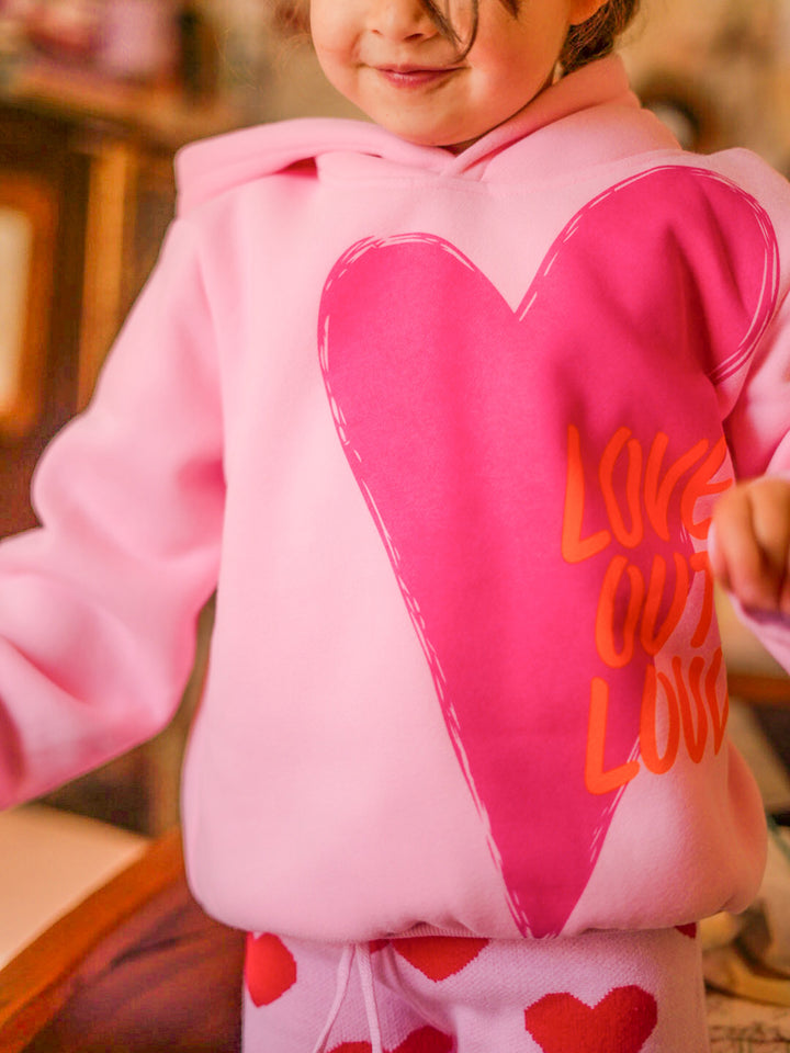 Love Out Loud Hoodie - Pink
