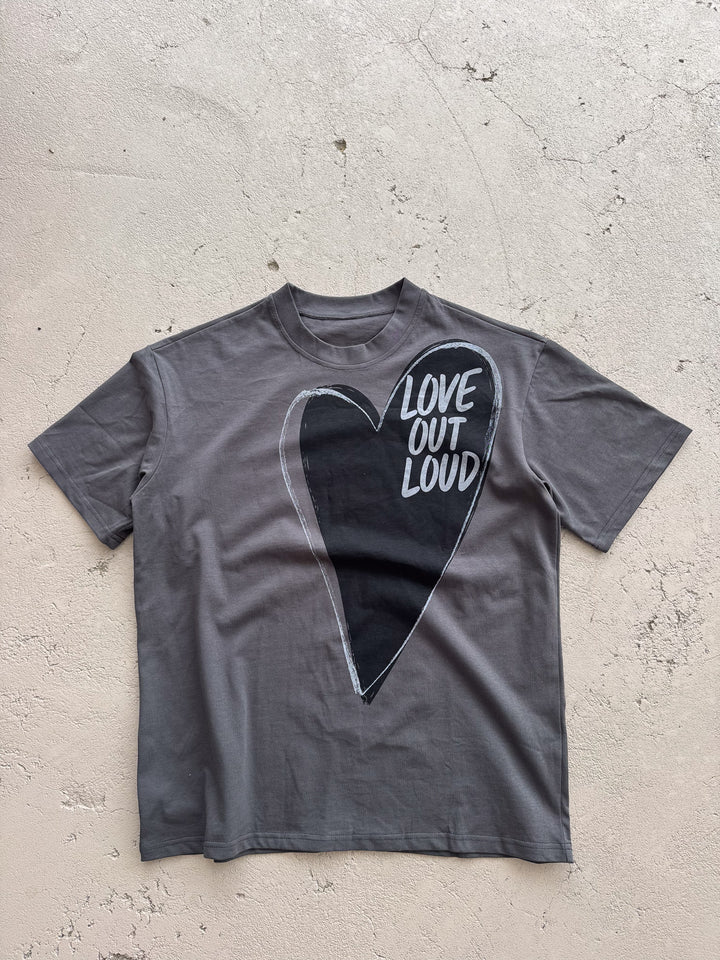 Love Out Loud Tee - Grey