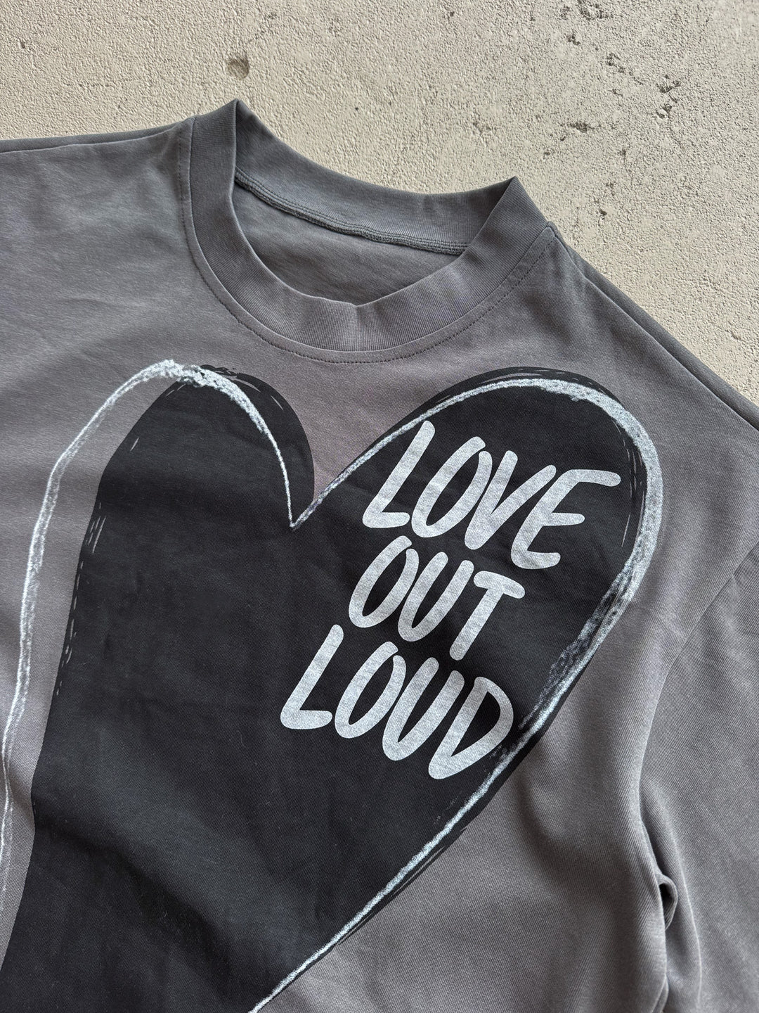 Love Out Loud Tee - Grey