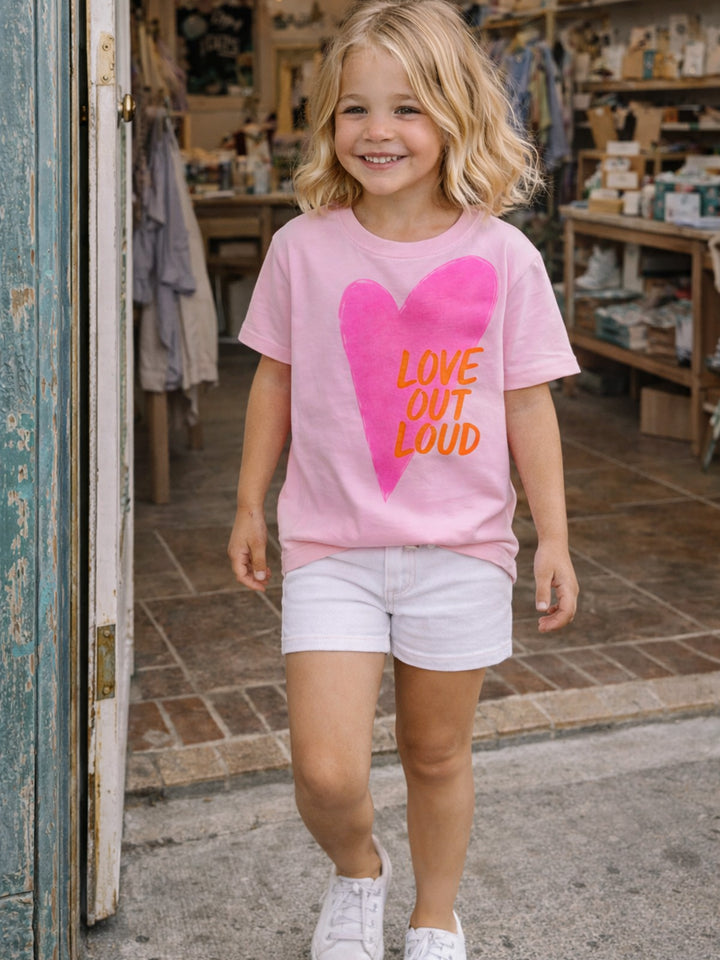 Love Out Loud Tee - Pink