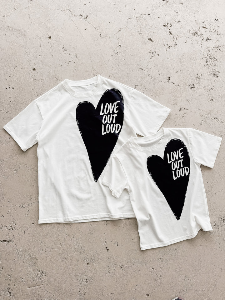 Love Out Loud Tee - White
