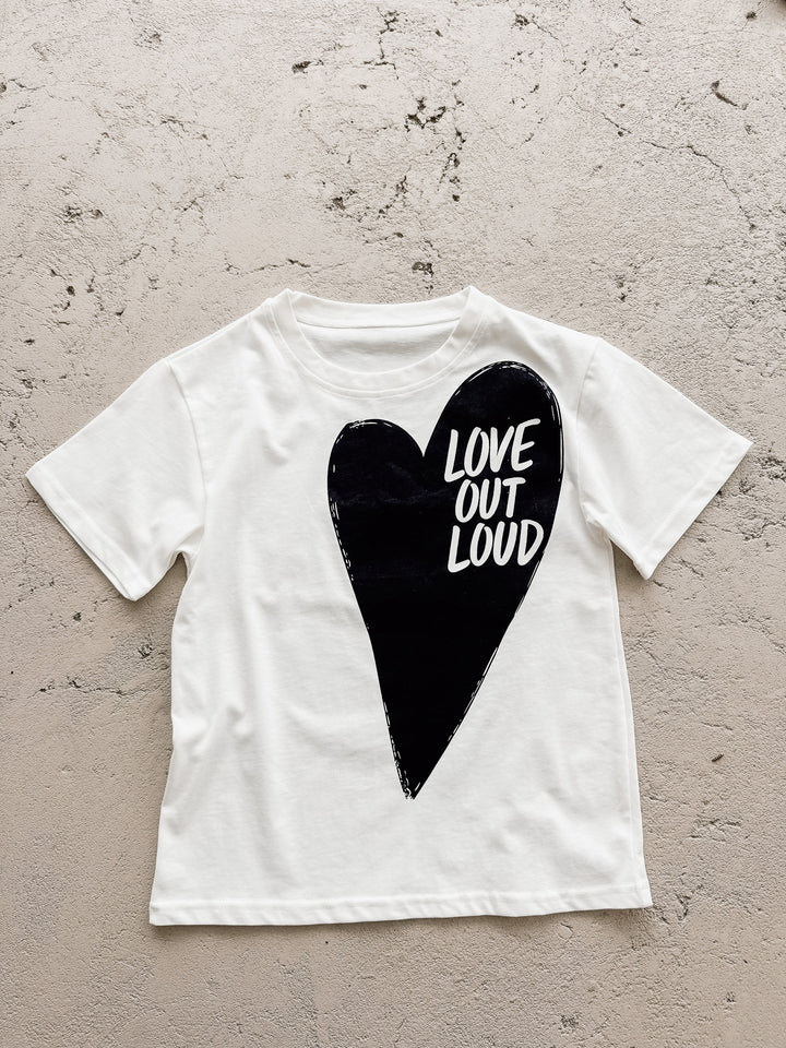 Love Out Loud Tee - White