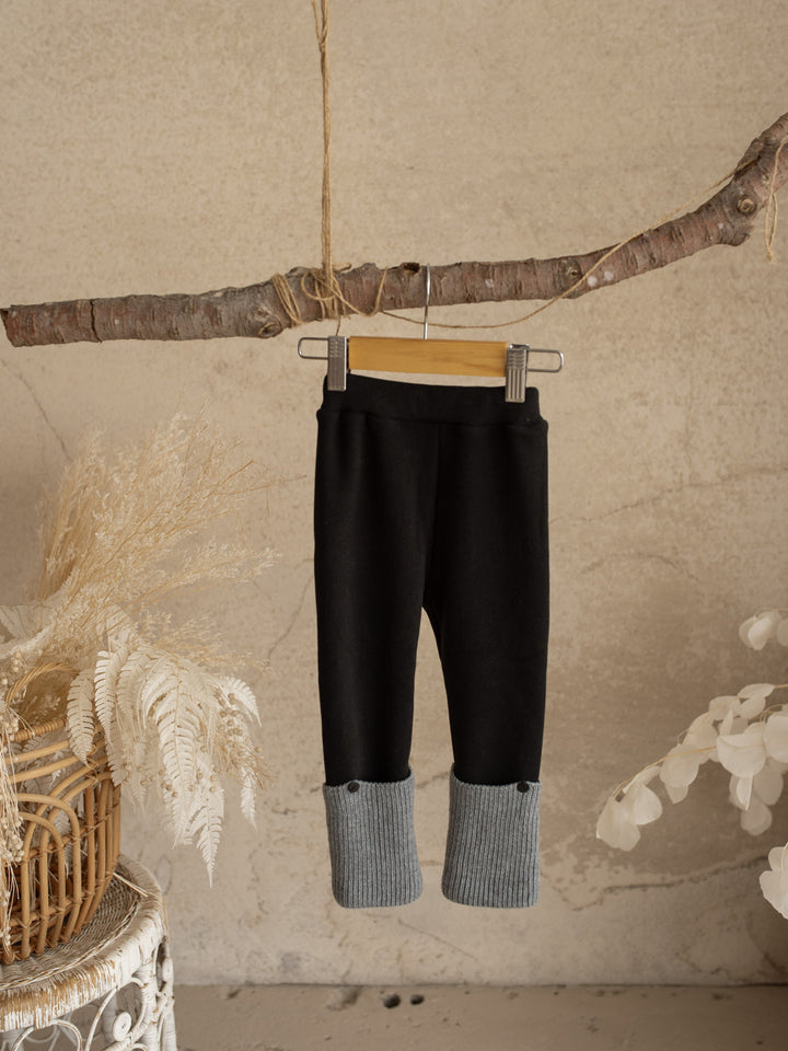 Mae Fleece-lined Leggings - Black