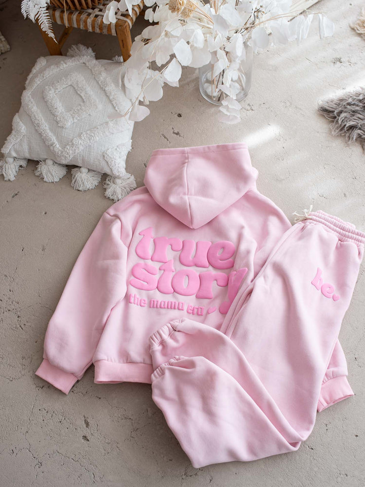 True Story Hoodie - For Mama - Light Pink