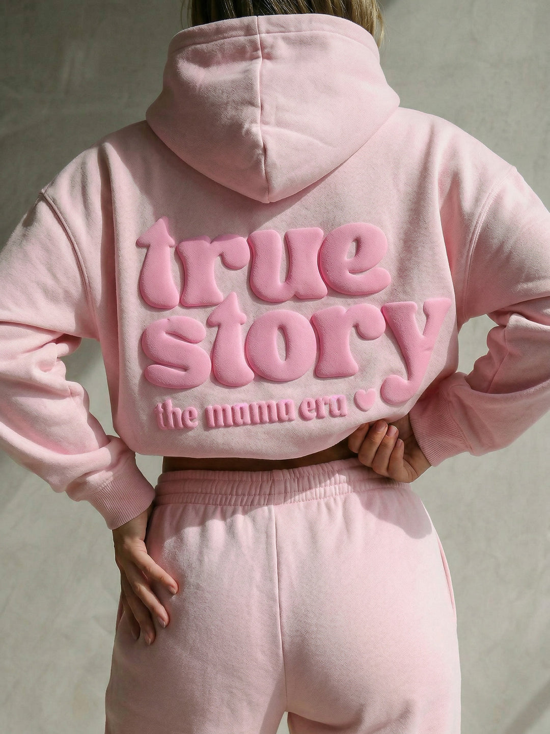 True Story Hoodie - For Mama - Light Pink