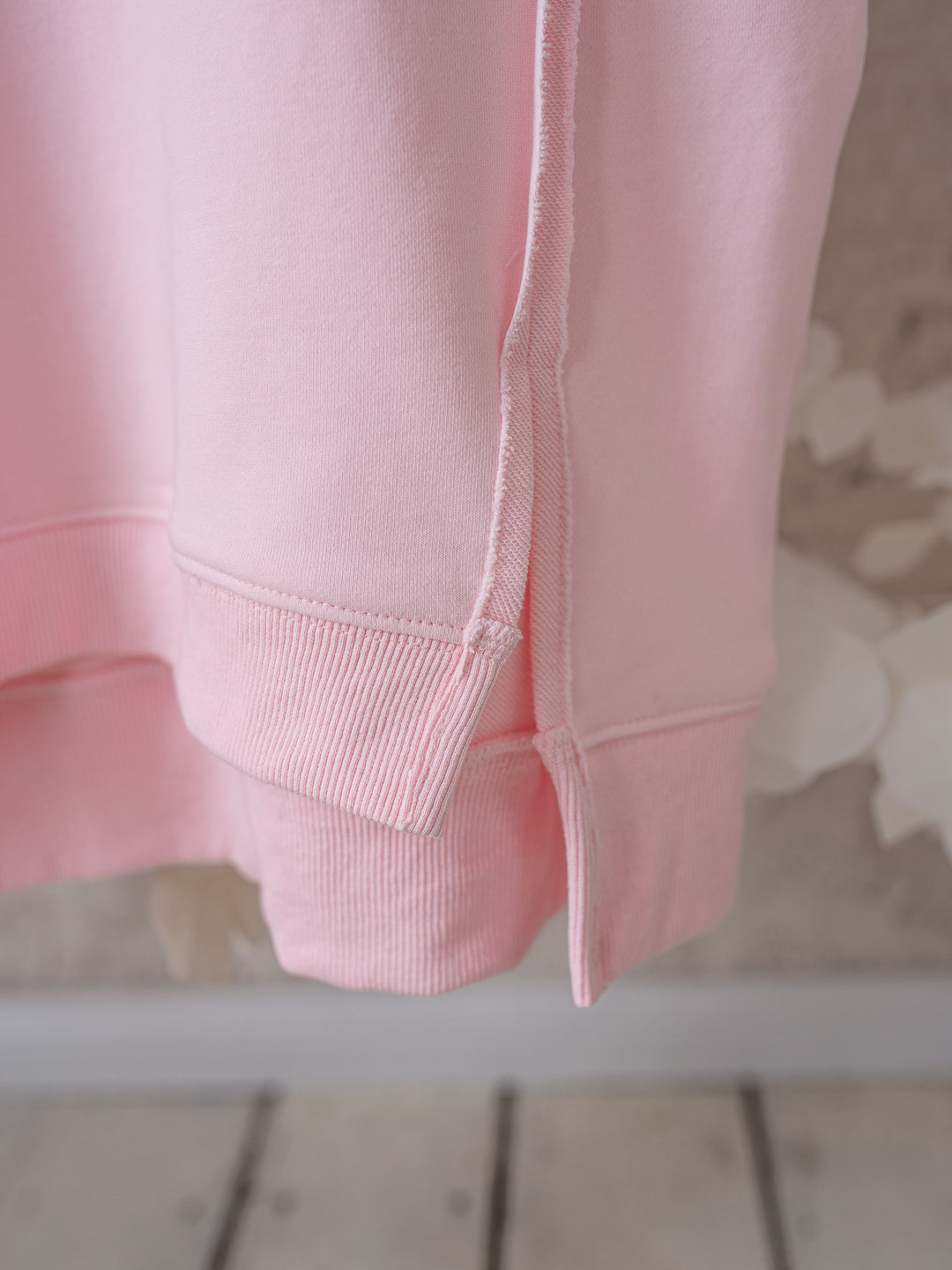 Always Us Short Sleeve Sweatshirt for Mamas - Light Pink