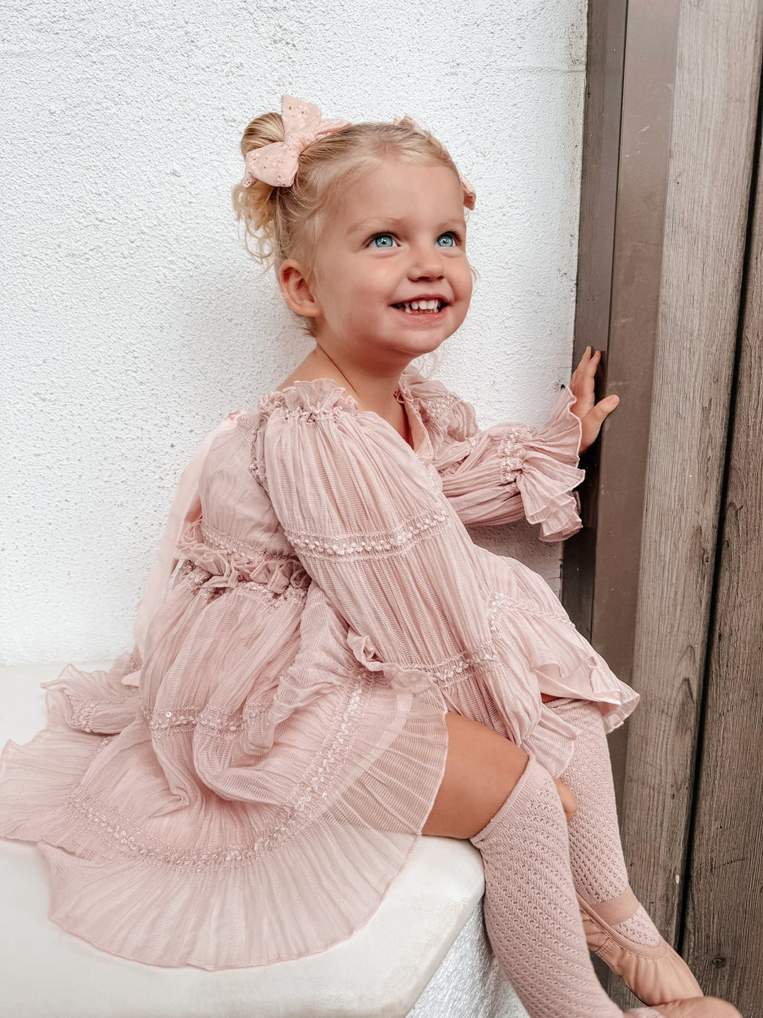Odette Socks - Dusty Rose