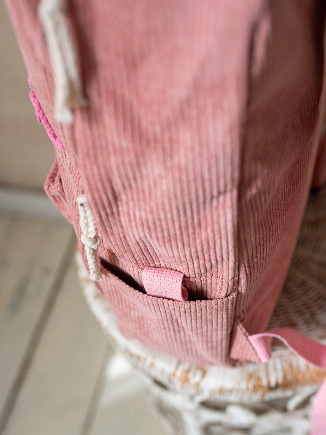 By My Side Personalised Backpack - Dusty Pink