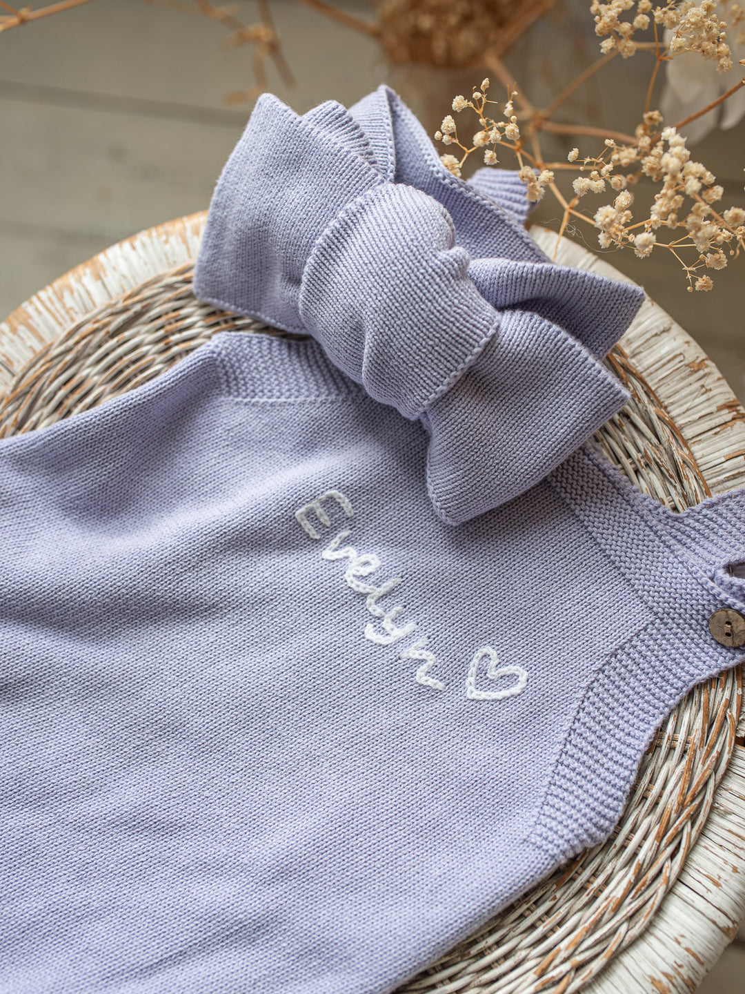 Written in Thread Singlet Frill Romper - Periwinkle