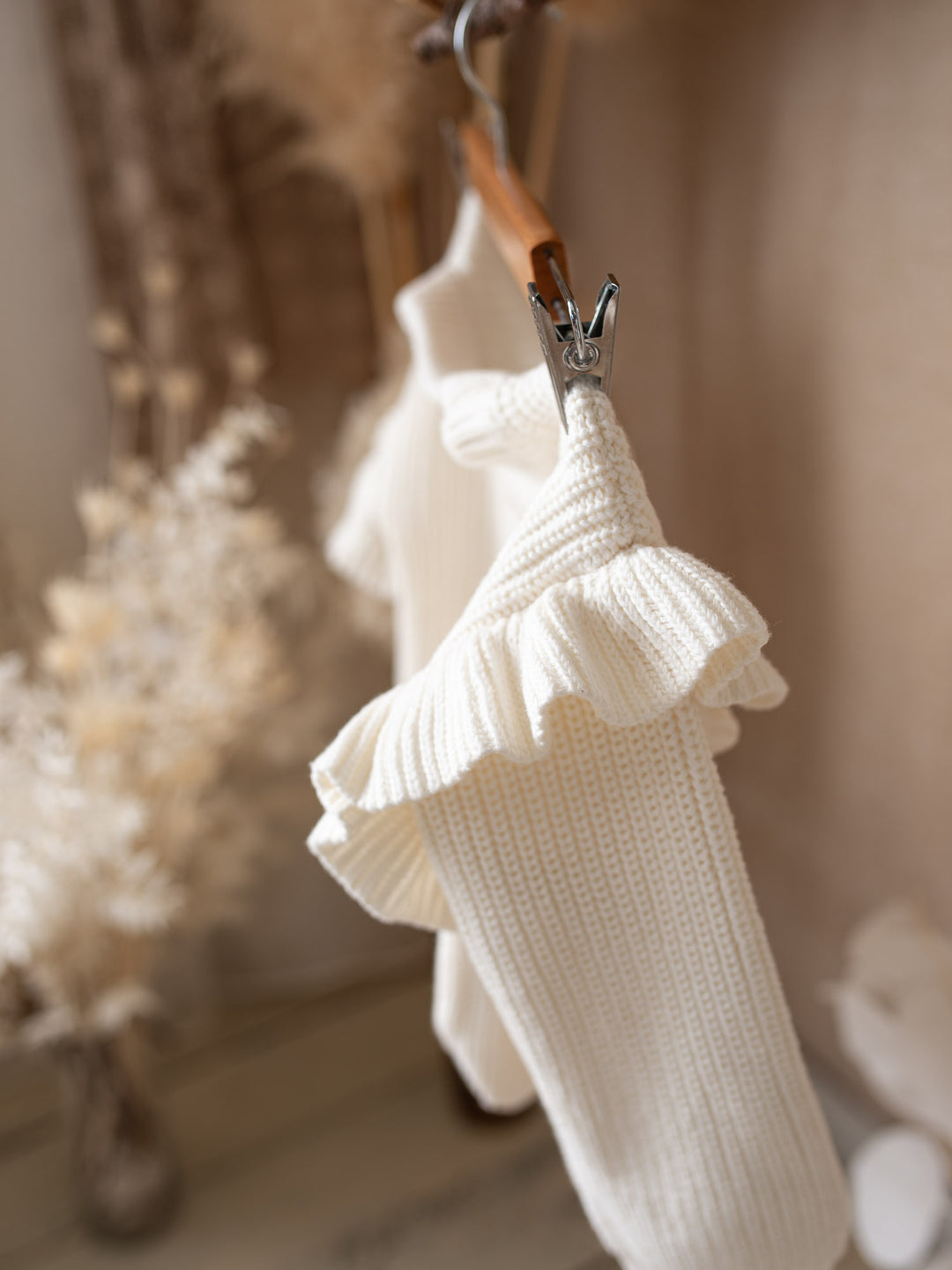 Say My Name Frill Sweater - Milk