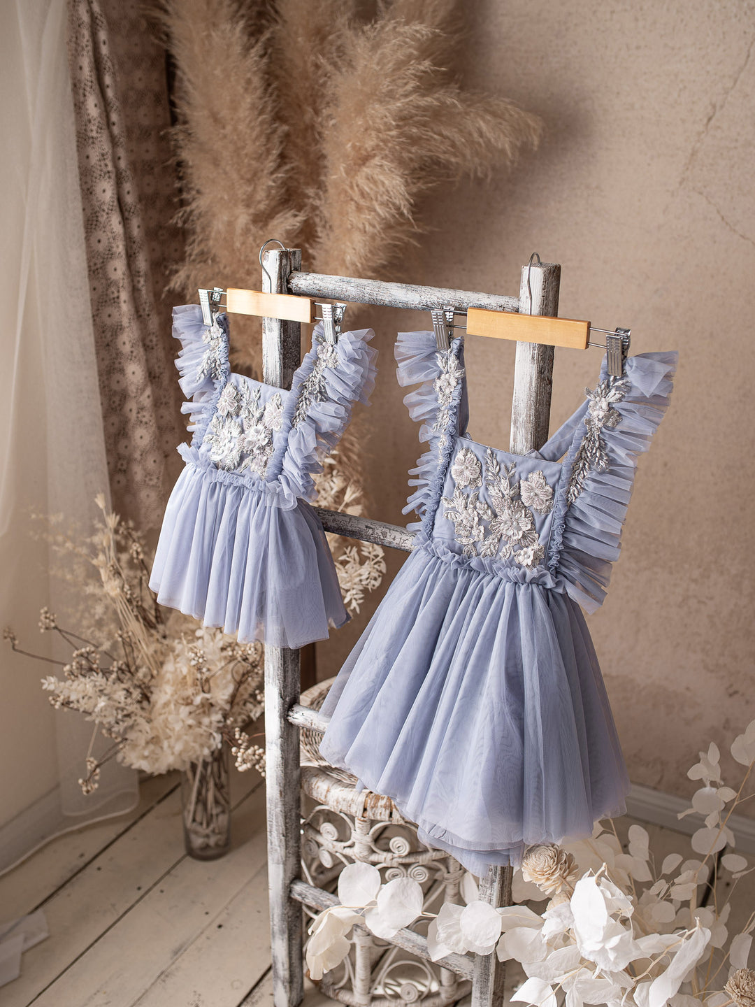 Before & Ever Purple Princess Dress, A Little Extra Birthday Tulle Dress, Purple, 2-3 Year Dress