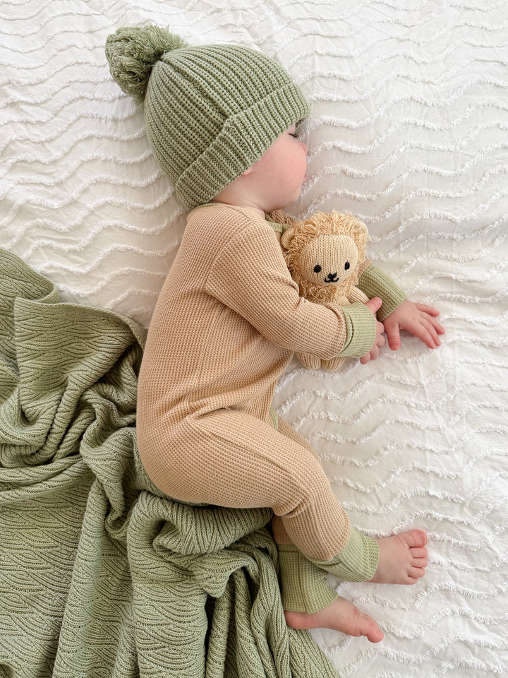 You Are Mine Onesie - Tan