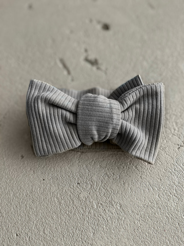 Forever Loved - Topknot Headwrap Grey