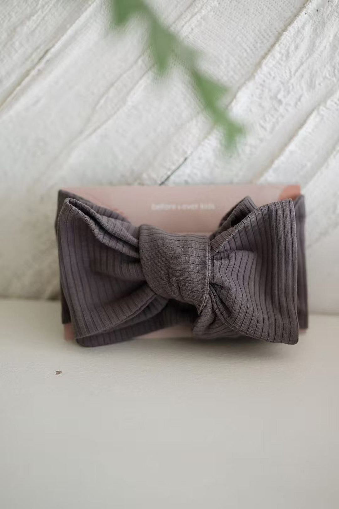 Forever Loved - Topknot Headwrap Grey