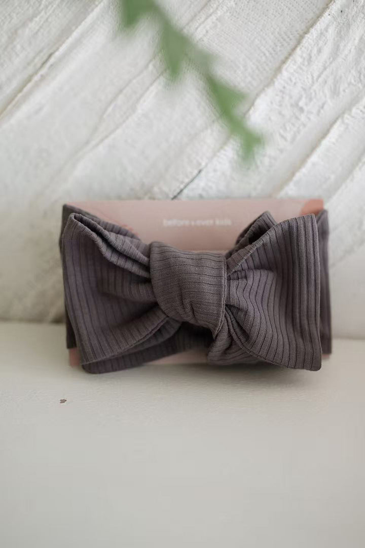 Forever Loved - Topknot Headwrap Grey