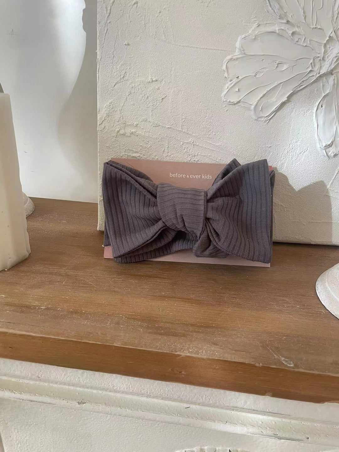 Forever Loved - Topknot Headwrap Grey