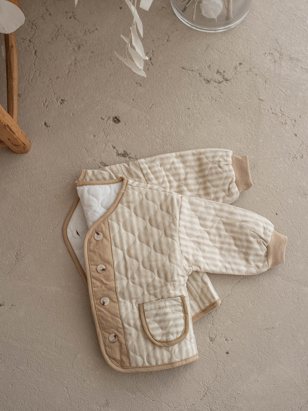 Oliver Quilted Jacket - Beige