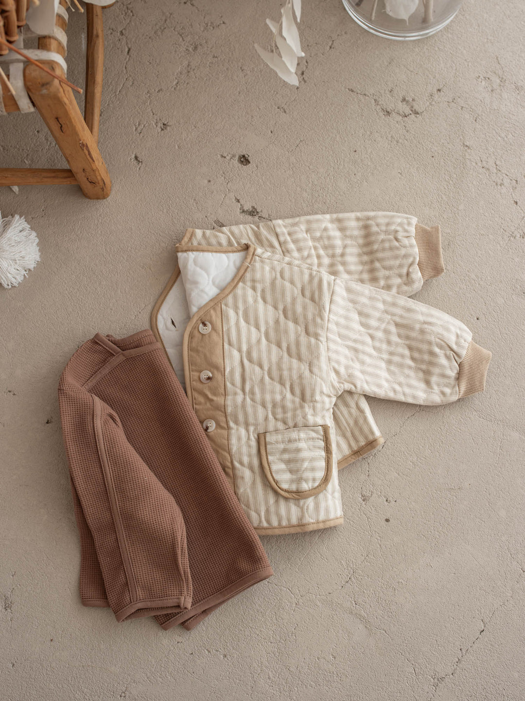 Oliver Quilted Jacket - Beige