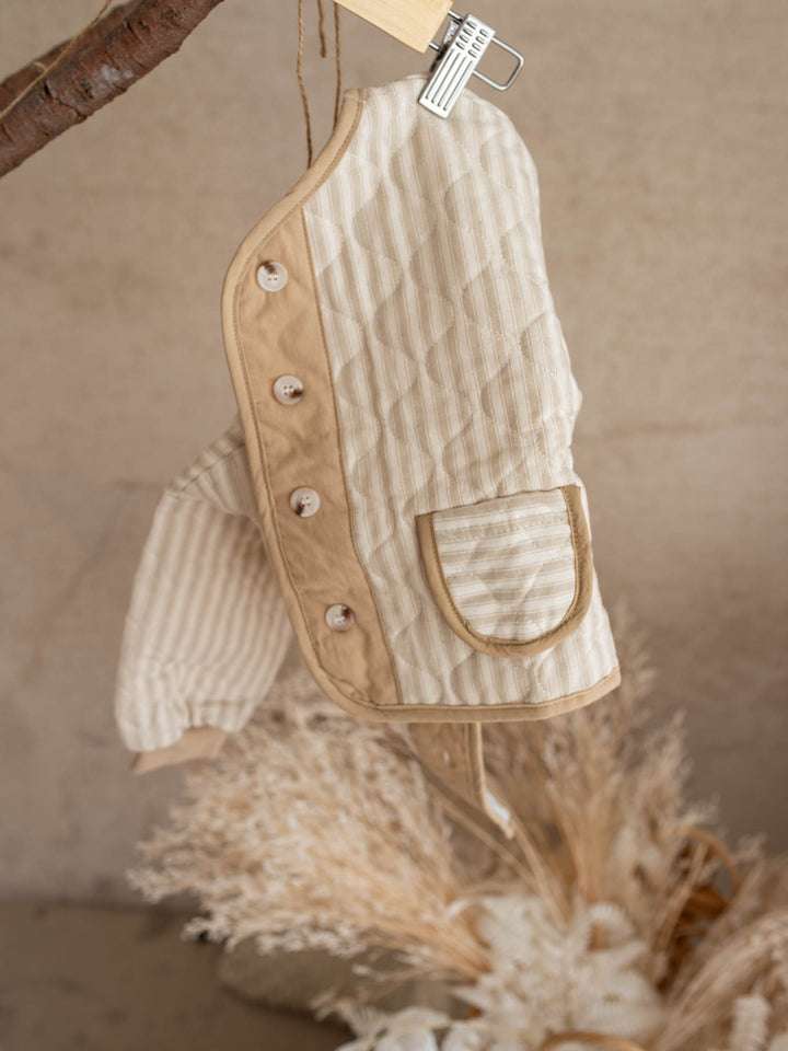 Oliver Quilted Jacket - Beige