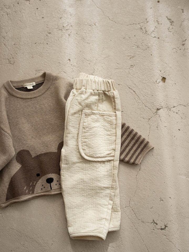 Benny Bear Sweater - Soft Brown