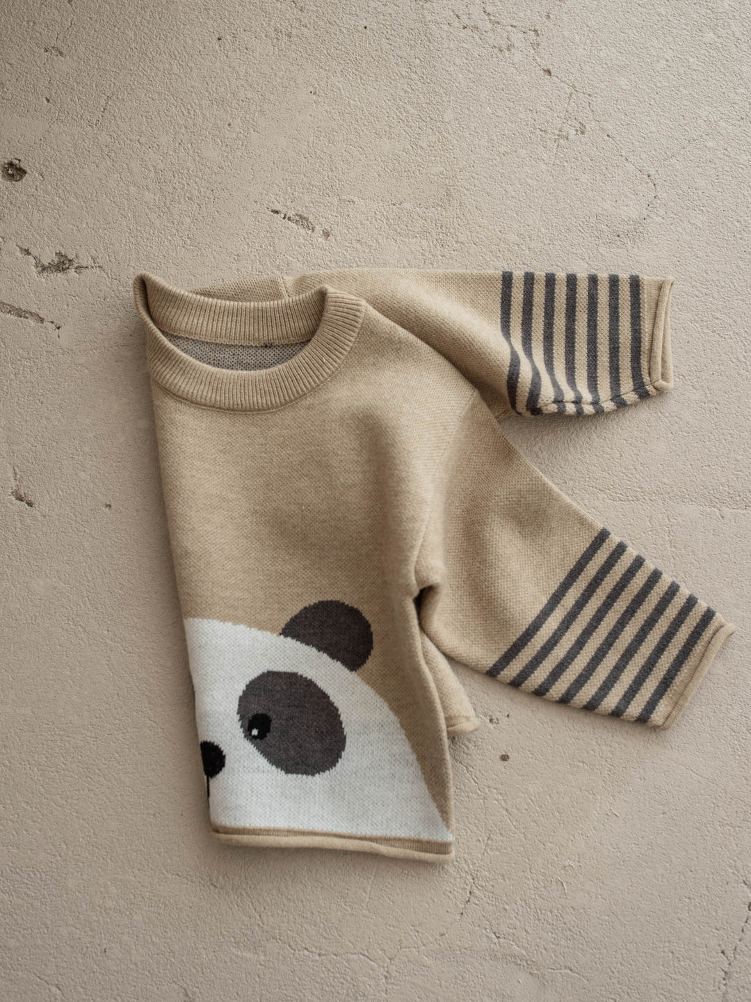 Charlie Panda Sweater - Beige