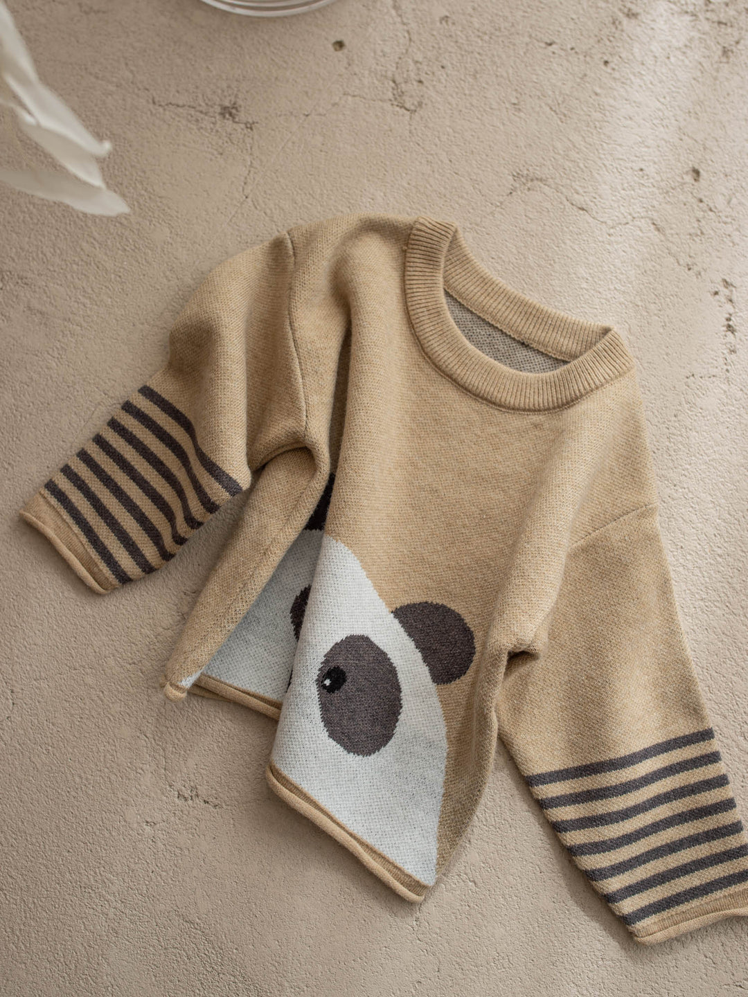 Charlie Panda Sweater - Beige