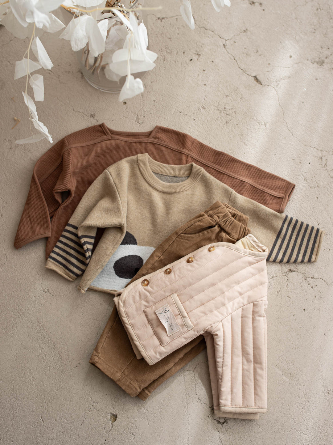 Charlie Panda Sweater - Beige