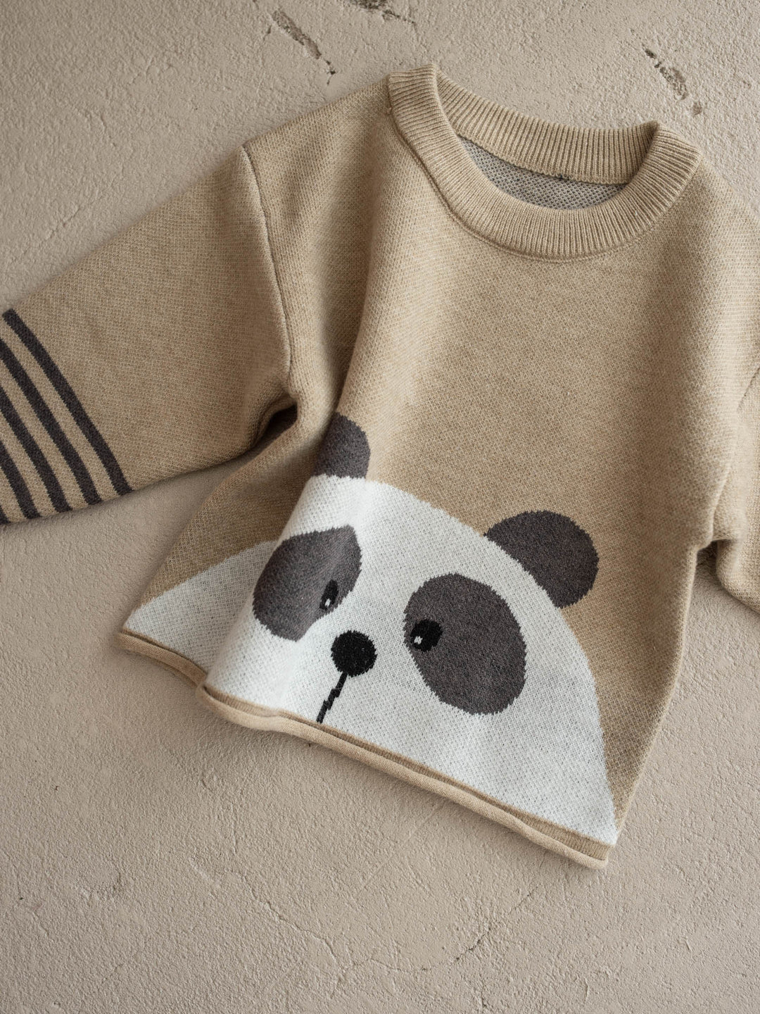 Charlie Panda Sweater - Beige