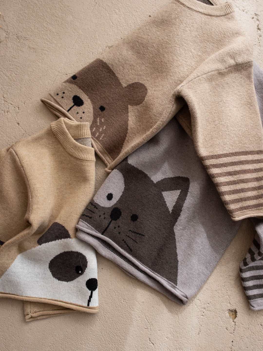 Theo Cat Sweater - Grey