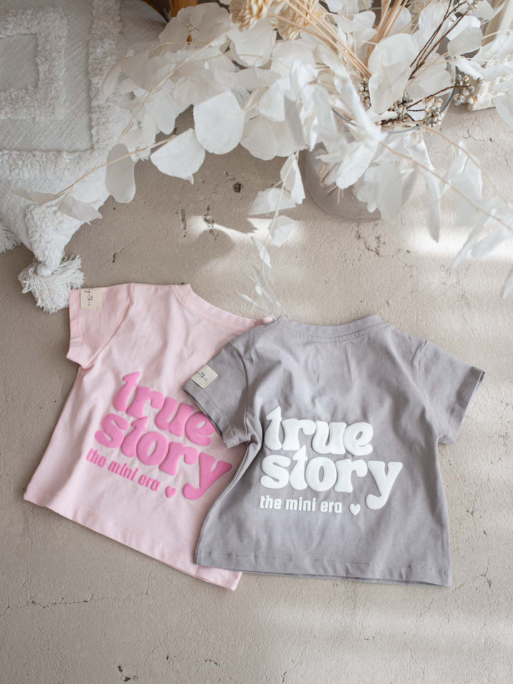 True Story Tee - Light Pink