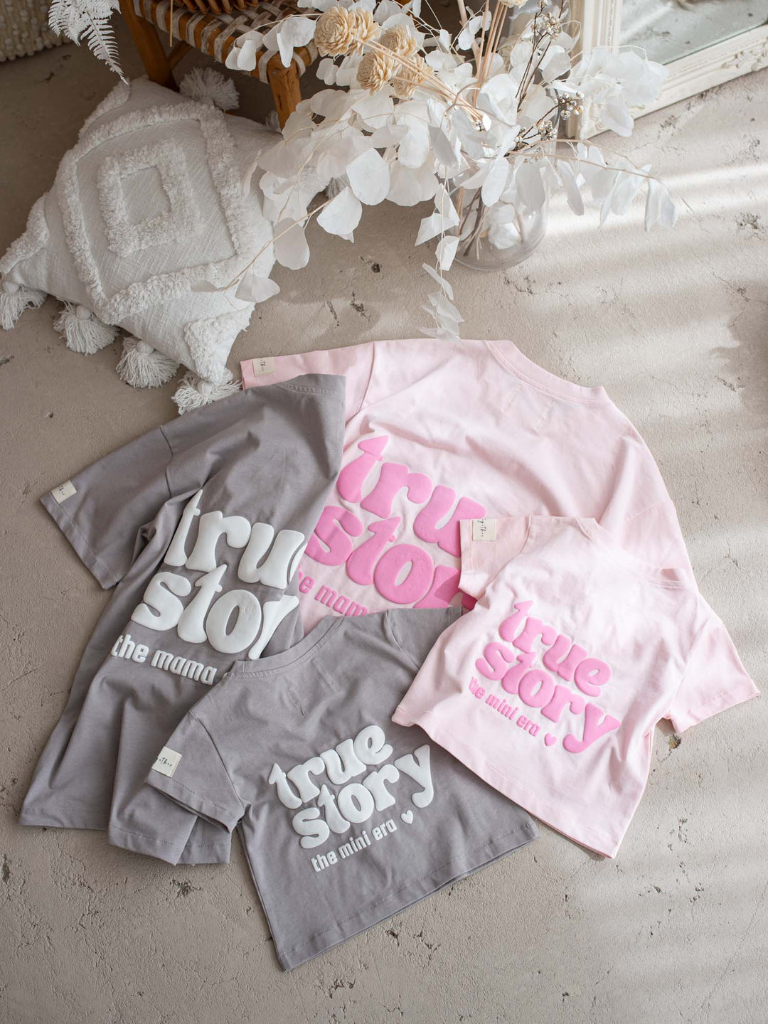 True Story Tee - Light Pink
