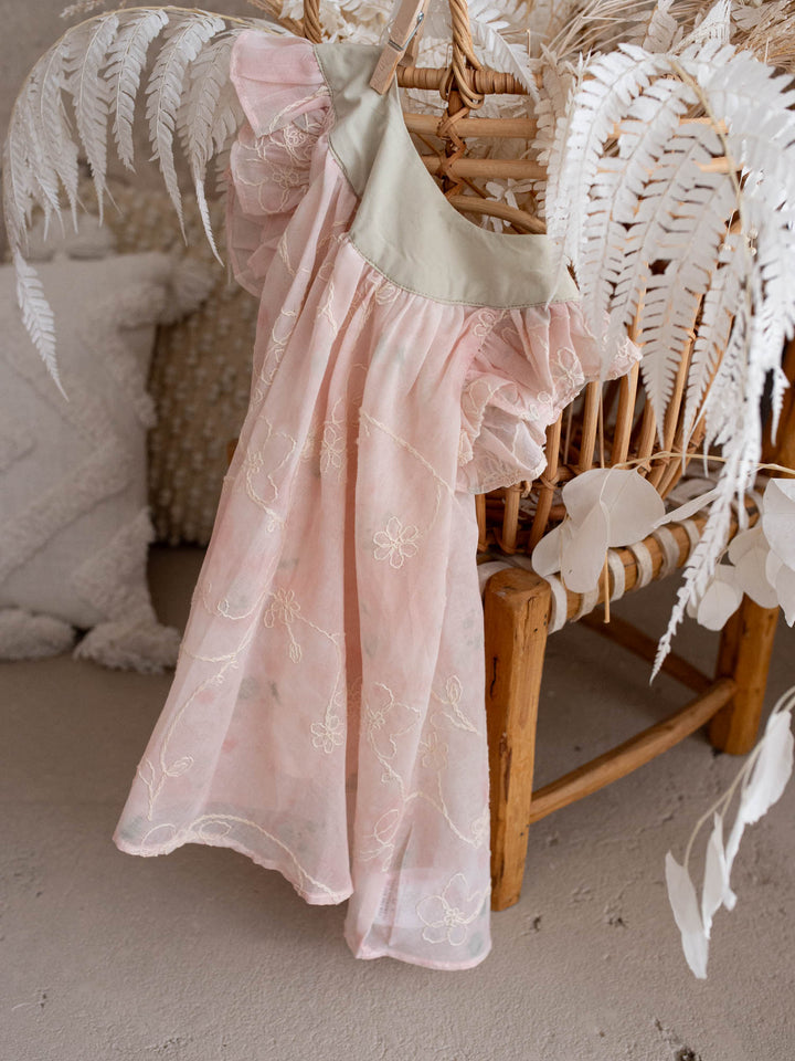 Posie Lane Dress – Peachy Pink