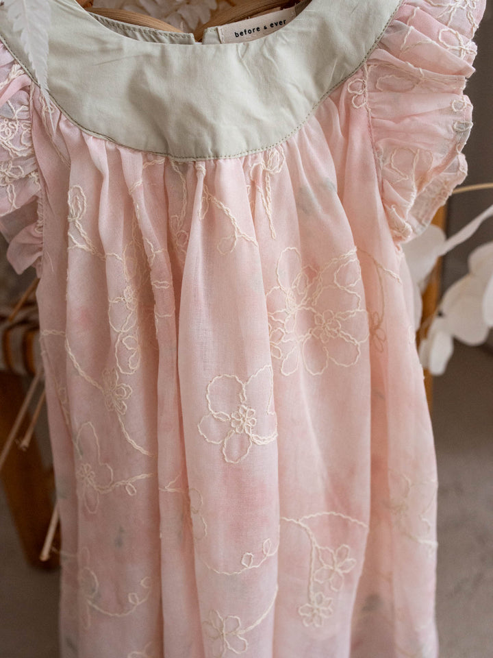 Posie Lane Dress – Peachy Pink