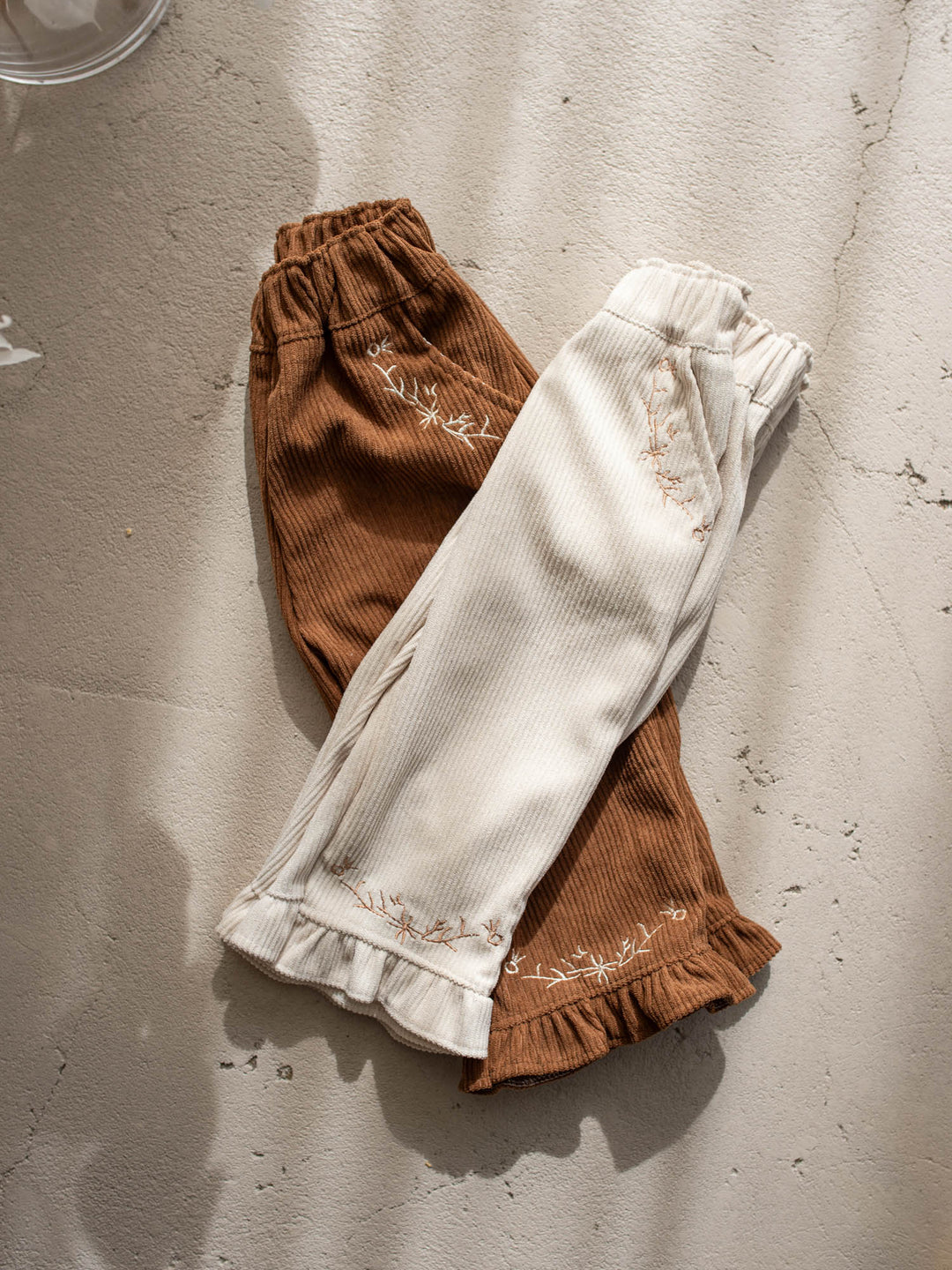 Elara Cord Pants - Oatmeal