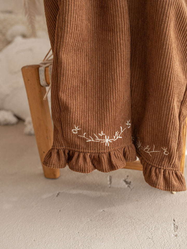 Elara Cord Pants - Brown