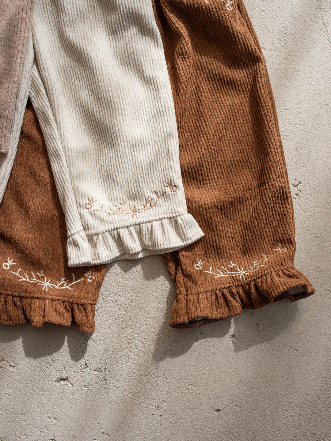 Elara Cord Pants - Oatmeal