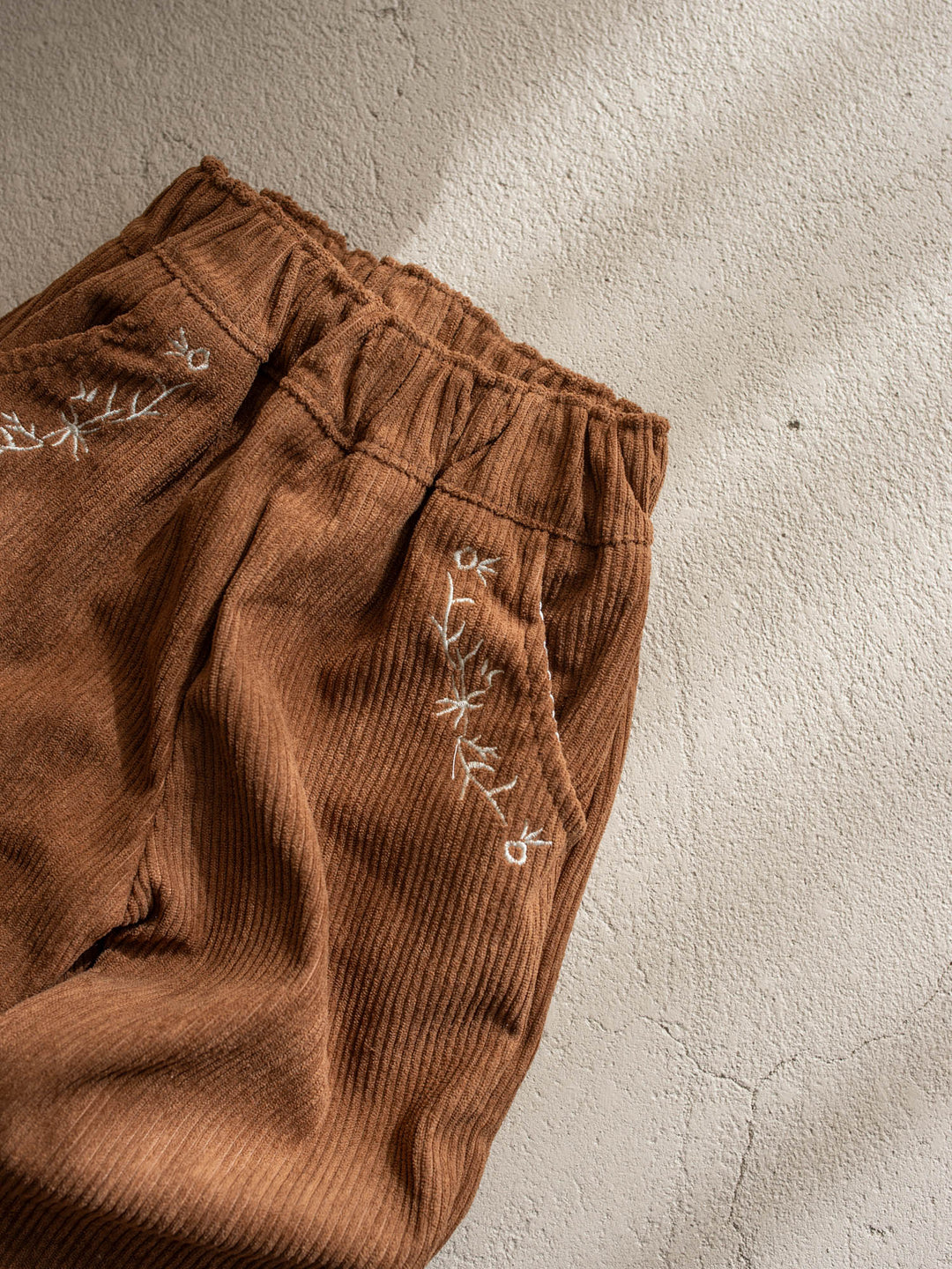 Elara Cord Pants - Brown